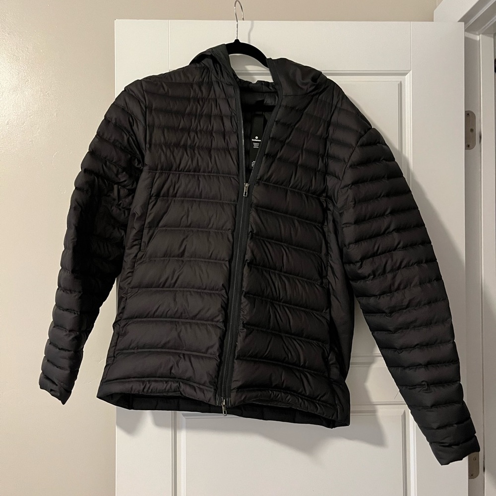Black lululemon mens puffer coat